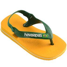 Chinelo Havaianas Baby Brasil Logo