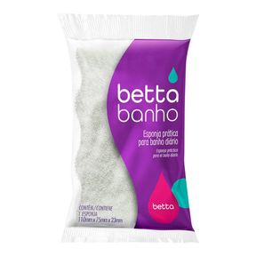 Esponja Bettabanho Banho - Caixa com 144 Unidades