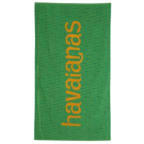 Toalha de Banho Havaianas Verde/Amarelo - 140cm x 75cm - Unidade