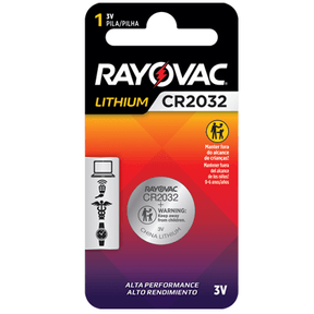 Pilha Rayovac Eletronica 3V CR2032 - Caixa com 6 Unidades