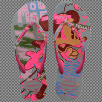 33/34 Branco/Rosa Flux