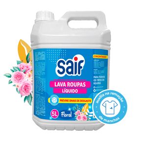 Lava Roupas Floral 5L Saif - Unidade