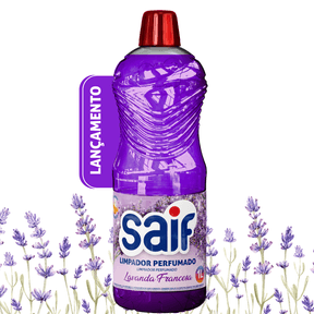 Limpador Perfumado Lavanda Francesa 1L Saif - Caixa com 12 Unidades